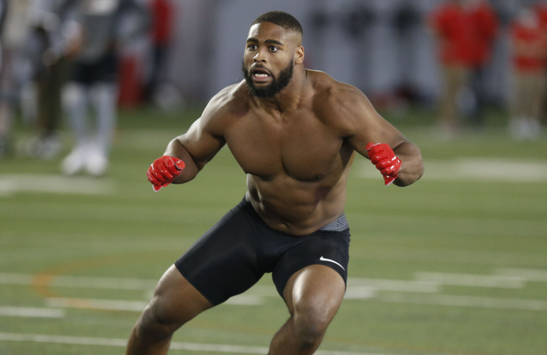 Ohio State University NFL Pro Day Football